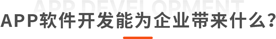 APP软件开发能为企业带来什么?